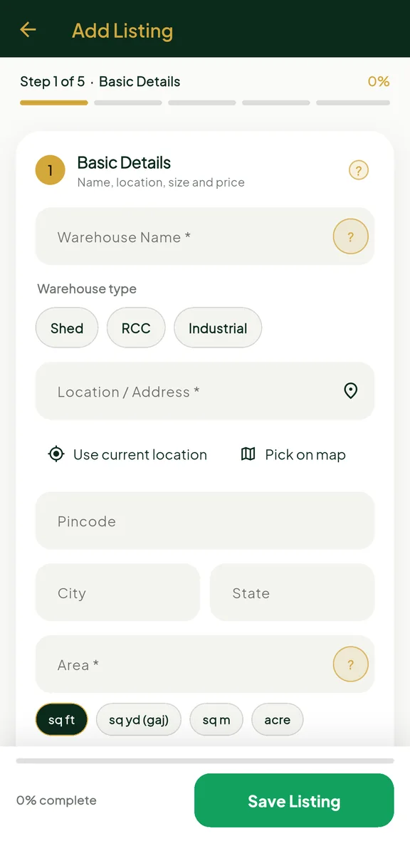 List in 5 easy steps